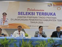 Pemkab Tebo Komitmen Wujudkan Birokrasi Profesional melalui Seleksi Terbuka JPT Pratama