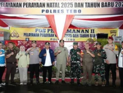 Pastikan Kesiapsiagaan Nataru, Bupati Tebo Monitoring Posyan dan Pospam