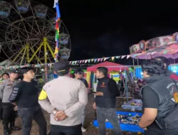 Cegah Judi Terselubung, Polisi Awasi Permainan Pasar Malam Kerinci