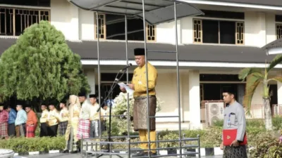 Pemkab Tebo Dukung HUT Provinsi Jambi ke-69 Lewat Upacara Peringatan