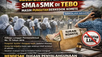 Diduga Langgar Permendikbud, Pungutan Berkedok Komite Masih Terjadi di SMA dan SMK Di Tebo
