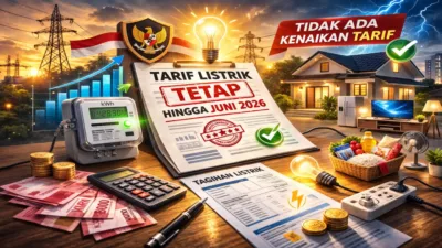 Jelang Lebaran, Pemerintah Pastikan Tarif Listrik Tetap hingga Juni 2026
