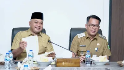 Bupati dan Wabup Tebo Ikuti Rakor Pengendalian Inflasi Nasional