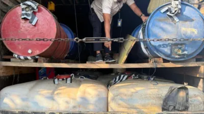 Satreskrim Polres Tebo Ungkap Kasus BBM Ilegal, Empat Orang Diamankan