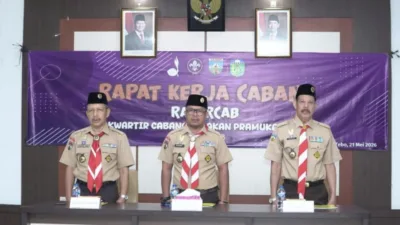 Wabup Tebo Hadiri Rakercab Pramuka 2026, Tekankan Pembinaan Generasi Muda Berkarakter