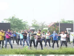 Senam Sehat Bersama, Wabup Nazar Efendi Perkuat Kebersamaan ASN Tebo