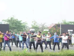 Dipimpin Wabup Nazar Efendi, ASN Pemkab Tebo Semangat Ikuti Senam Sehat Bersama