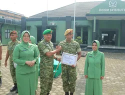 Dandim 0416/Bungo Tebo Pimpin Tradisi Korps Rapor, Lepas Prajurit Purna Tugas dan Pindah Satuan