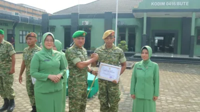 Dandim 0416/Bungo Tebo Pimpin Tradisi Korps Rapor, Lepas Prajurit Purna Tugas dan Pindah Satuan