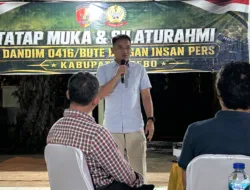 Pererat Kemitraan, Dandim 0416/Bute Silaturahmi Bersama Perwakilan Insan Pers Tebo