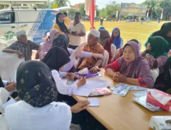 Pengobatan Gratis Warnai Pembukaan TMMD Ke-129 Kodim 0416/Bungo Tebo di Desa Tanjung Agung
