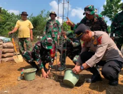 Simbol Dimulainya Pengabdian, Bupati Bungo Letakkan Batu Pertama Tugu TMMD Ke-129