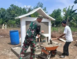 Tugu TMMD Ke-129 Mulai Difinishing, Simbol Kemanunggalan TNI dan Rakyat