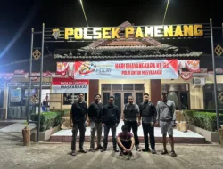 Polsek Pamenang Ringkus Pria yang Diduga Terobos Rumah dan Ancam Korban dengan Parang