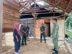 Rehab RTLH Jadi Perhatian, Dandim 0416/Bute Tinjau Langsung Pengerjaan