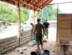 Rumah Impian Mulai Berdiri, Satgas TMMD Ke-129 Terus Kebut Pembangunan RTLH