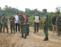 TMMD Ke-129 di Bungo Dapat Perhatian Danrem 042/Gapu, Progres Pembangunan Ditinjau Langsung