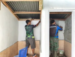 MCK Langgar Nurul Fajri Segera Rampung, Satgas TMMD Fokus Tahap Finishing