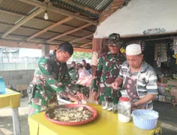 Personel Satgas TMMD Jadi Pelanggan Setia, Warung Warga Semakin Ramai