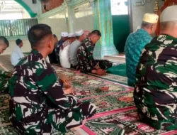 Satgas TMMD Ke-129 Shalat Berjamaah Bersama Warga, Perkuat Kemanunggalan TNI-Rakyat