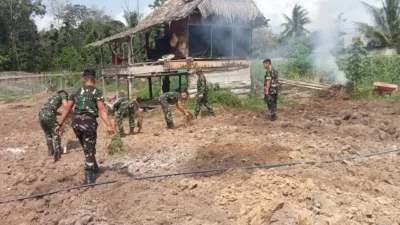 Tak Hanya Bangun Infrastruktur, Satgas TMMD Genjot Program Ketahanan Pangan
