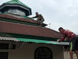 Langgar Al-Hikmah Makin Indah Berkat Kekompakan Satgas TMMD dan Warga