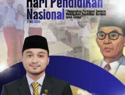 Gunakan Media Kekinian, Ketua DPRD Tebo Ucapkan Hardiknas