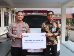 BRI Branch Office Rimbo Bujang Serahkan Satu Unit Ambulans kepada Polres Tebo melalui Program TJSL BRI Peduli