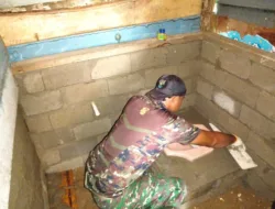 Rehabilitasi RTLH Masuki Tahap Akhir, Satgas TMMD Tuntaskan Fasilitas Sanitasi