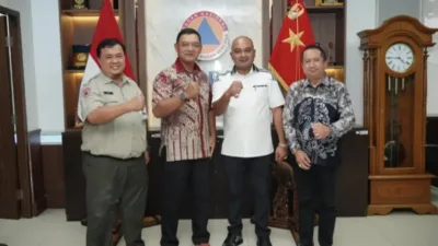 Antisipasi Karhutla, Bupati Tebo Temui BNPB RI Perjuangkan Bantuan Peralatan