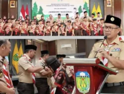 Wabup Tebo Lepas Kontingen Pramuka Kwarcab Tebo Menuju Jambore Nasional