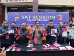 Polres Merangin Gelar Press Release, Ungkap Kasus Curanmor dan Amankan Satu Pelaku