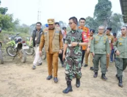 Bupati Tebo Turun Langsung Pantau Penanganan Karhutla di Sumay