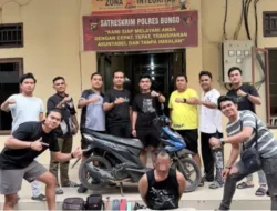 Polres Bungo Amankan Terduga Pelaku Curas, Motor hingga Linggis Jadi Barang Bukti