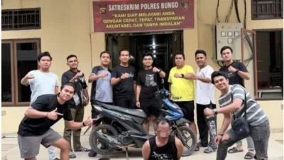 Polres Bungo Amankan Terduga Pelaku Curas, Motor hingga Linggis Jadi Barang Bukti