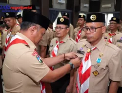 Wabup Tebo Kukuhkan Pengurus Pramuka Tebo Tengah, Perkuat Pembinaan Generasi Muda