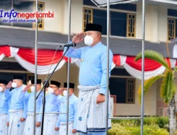 Bupati Tebo Bersama Forkopimda dan ASN Ikuti Upacara HUT ke-27 Kabupaten Tebo