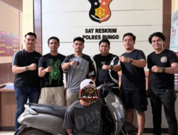 Tim GUNJO Polres Bungo Tangkap Pria 28 Tahun Terkait Dugaan Curanmor, Korban Rugi Rp16 Juta