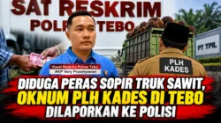 Diduga Peras Sopir Truk Sawit, Oknum PLH Kades di Tebo Dilaporkan ke Polisi
