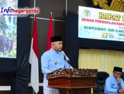 Bupati Tebo dan Wagub Jambi Hadiri Rapurna DPRD Peringati HUT ke-27 Kabupaten Tebo