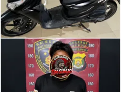 Tim GUNJO Polres Bungo Amankan Pria Diduga Gelapkan Motor, Ditangkap di Merangin