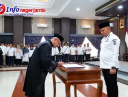Bupati Tebo Serahkan SK dan Ambil Sumpah 126 PNS Formasi 2024 serta Lulusan IPDN Angkatan XXXII
